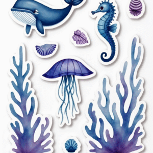 Sea Life  - Sticker Sheet v3